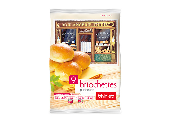 9 Briochettes pur beurre
