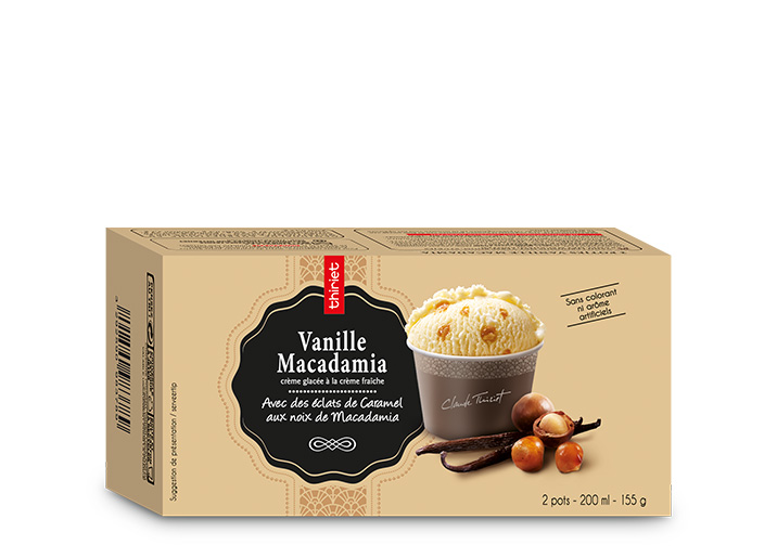 2 Pots individuels Vanille macadamia