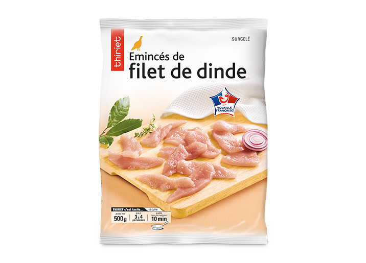 Emincés de filet de dinde