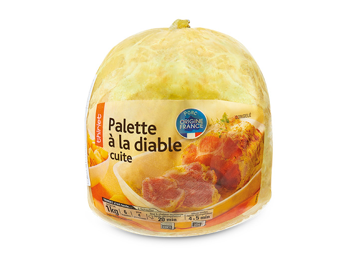 Palette à la diable cuite