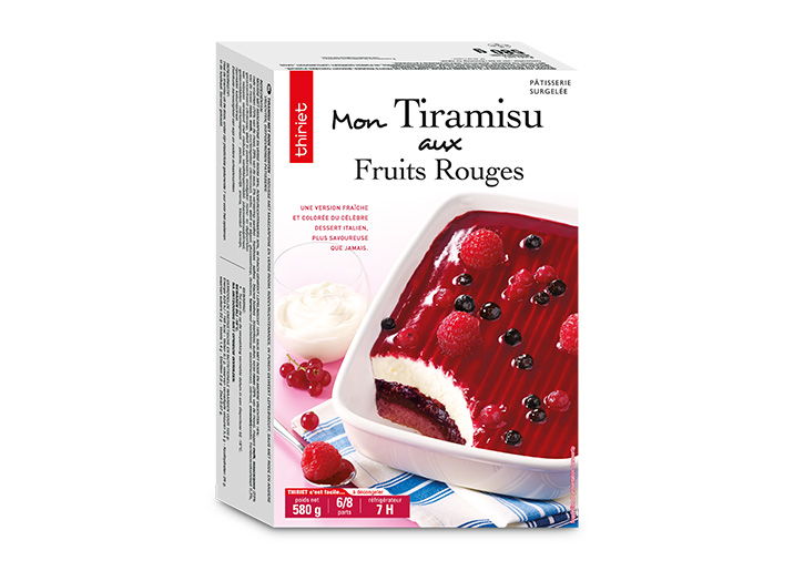 Tiramisu aux fruits rouges