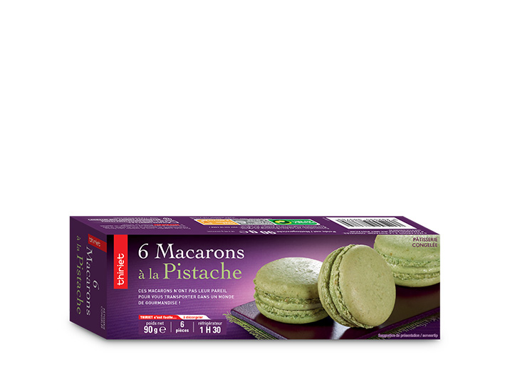 6 Macarons à la pistache