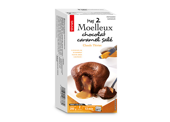 2 Moelleux Au Chocolat Caramel Sale Surgele Gamme Selection Du