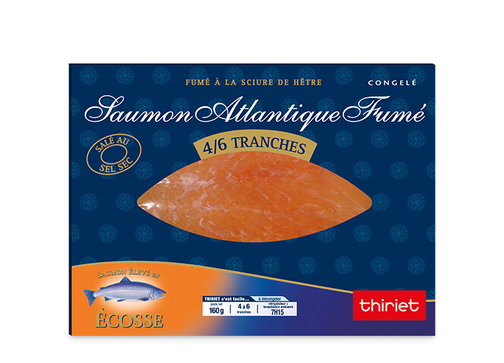 Saumon Atlantique fumé 160 g - Ecosse