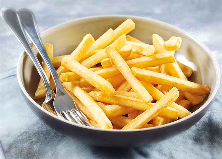 Frites au four surgelé, gamme Pommes de terre Légumes Fruits sur Thiriet