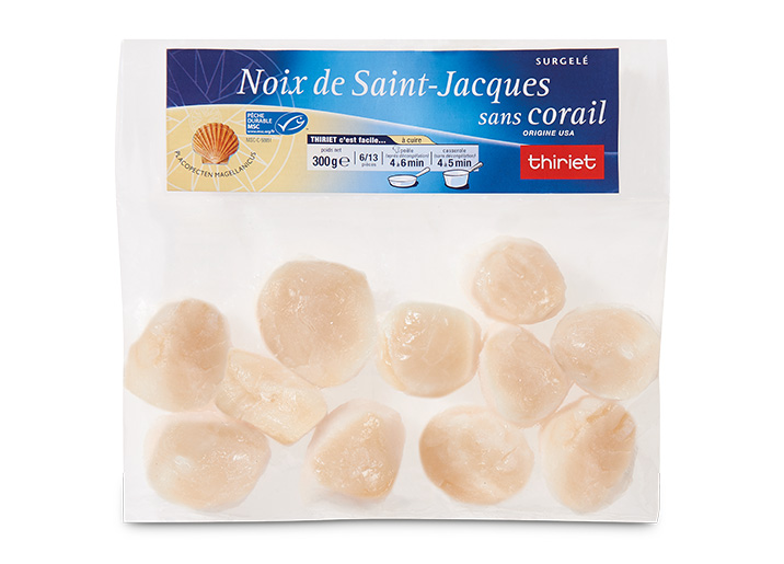 Noix de St-Jacques sans corail