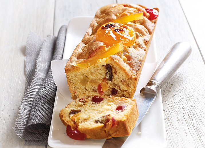 Cake aux fruits confits
