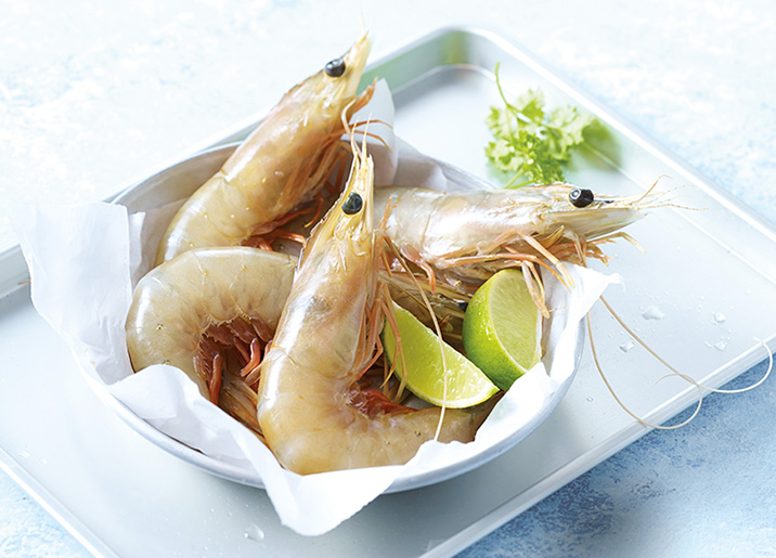 Gambas sauvages entières crues