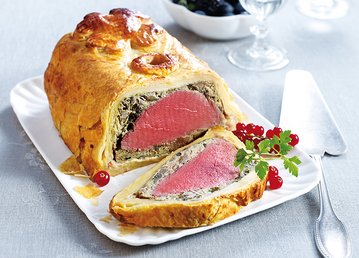 Filet de boeuf Wellington en croûte