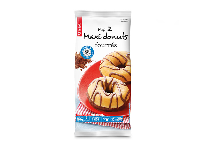 2 Maxi donuts fourrés