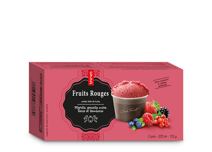 2 Pots individuels Fruits rouges