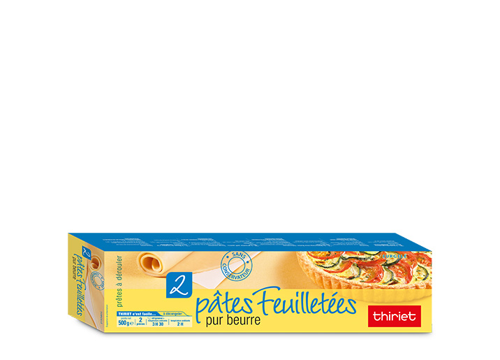 2 Pâtes feuilletées pur beurre