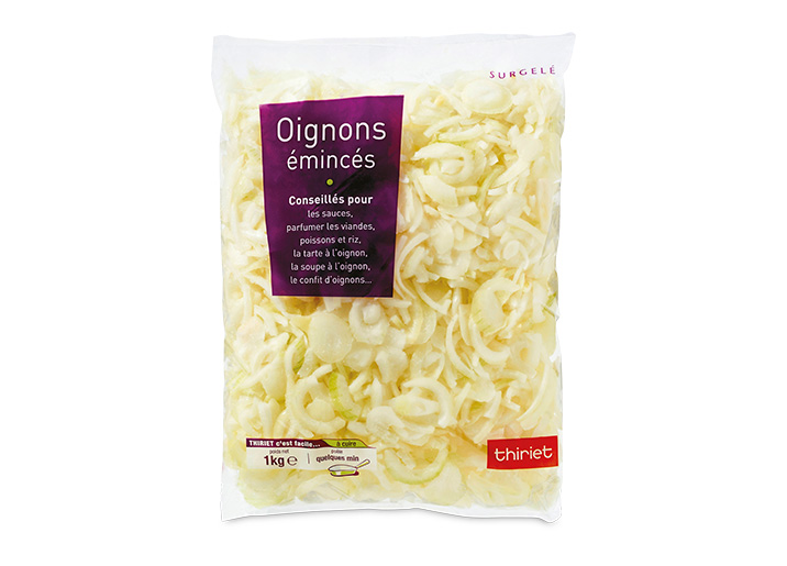Oignons émincés