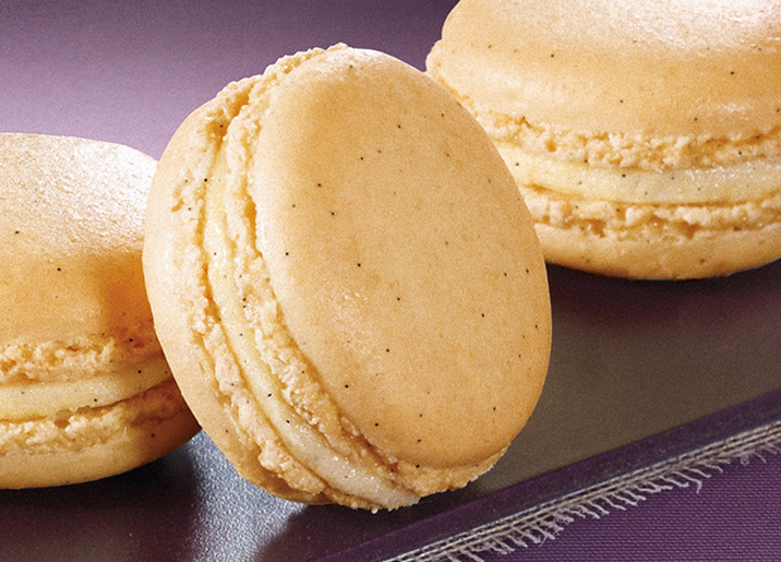 6 Macarons à la vanille