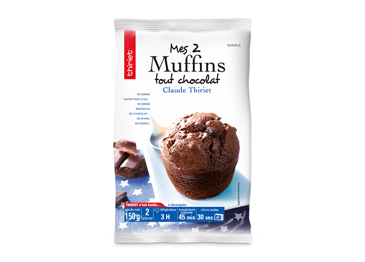 2 Muffins tout chocolat