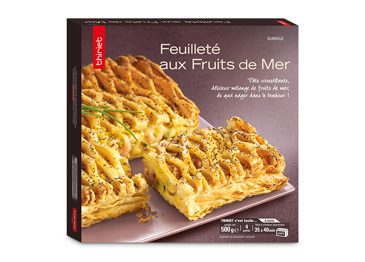Feuilleté fruits de mer