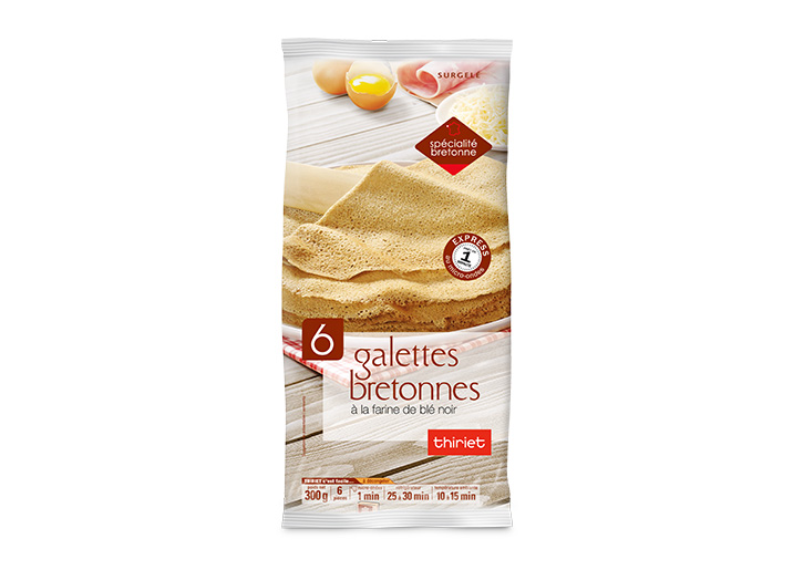 6 Galettes bretonnes de blé noir