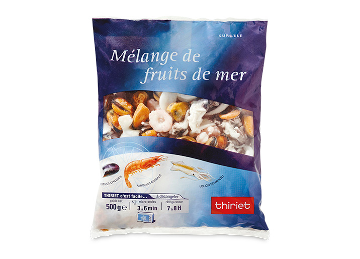 Mélange de fruits de mer