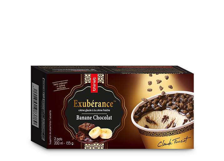2 Pots Exubérance™ Banane Chocolat