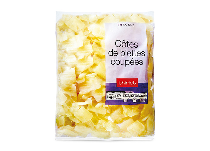 Côtes de blettes coupées