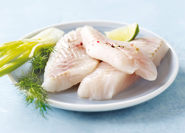 Filets de dorade-sébaste surgelé, gamme Poissons - Crustacés sur Thiriet