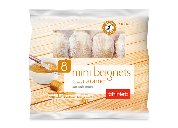 8 Mini beignets fourrés caramel
