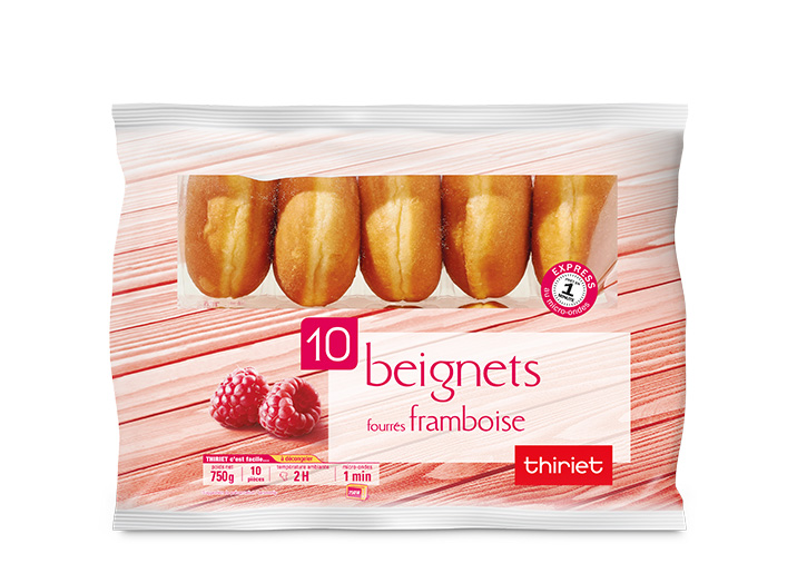 10 Beignets fourrés framboise