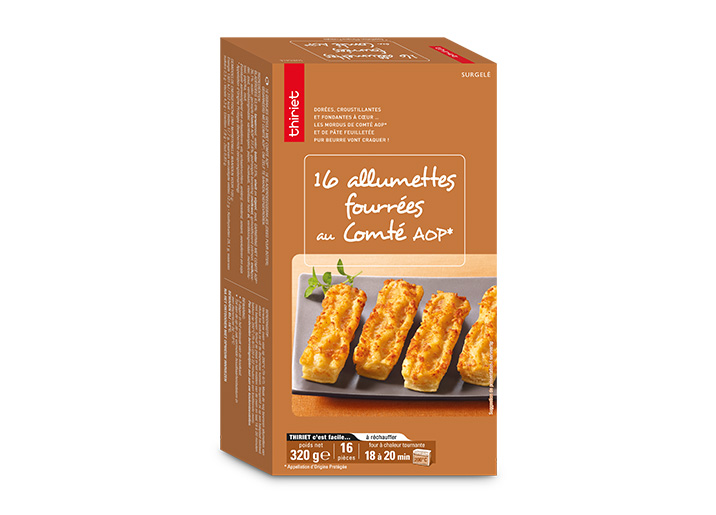 16 Allumettes fourrées au Comté AOP*