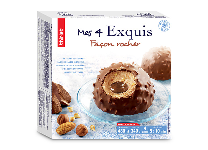 4 Exquis Façon rocher
