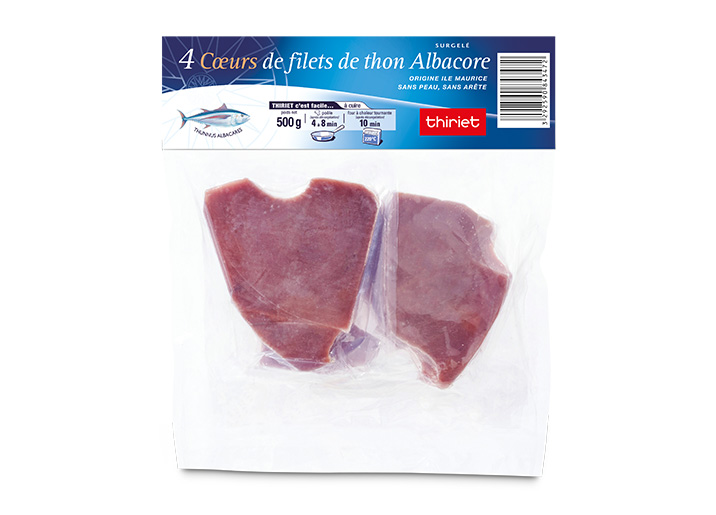 4 Cœurs de filets de thon Albacore