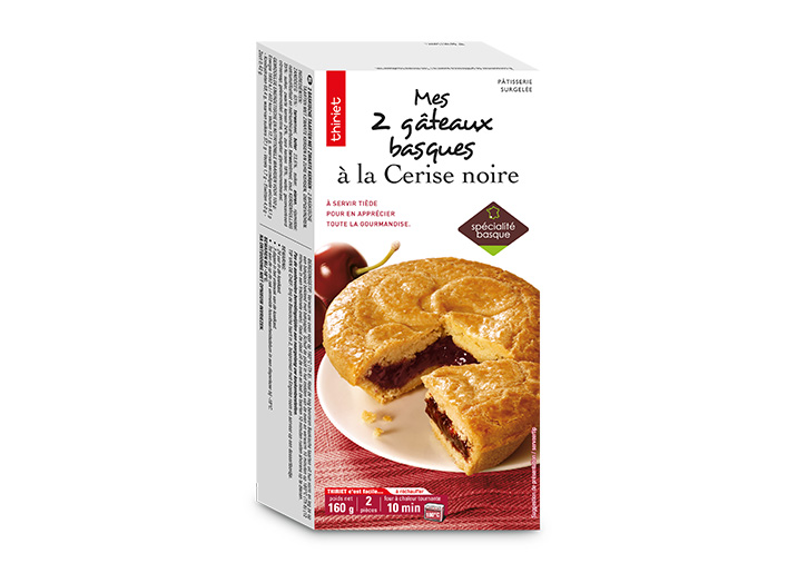 2 Gâteaux basques à la cerise noire