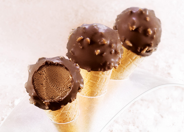 10 Mini Cornets Chocolat