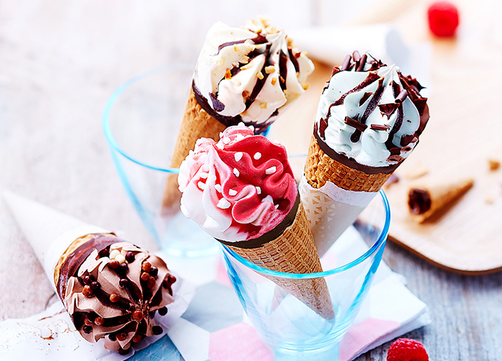 6 Cornets Classico Pistache/Chocolat