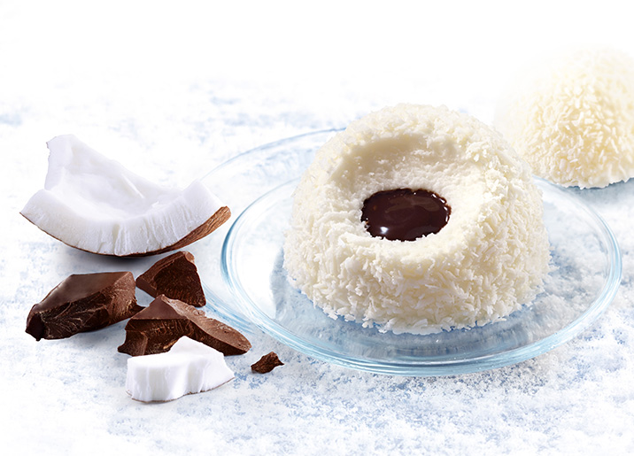 4 Exquis Noix de coco chocolat