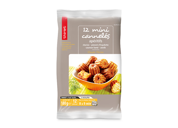 12 Mini cannelés apéritifs