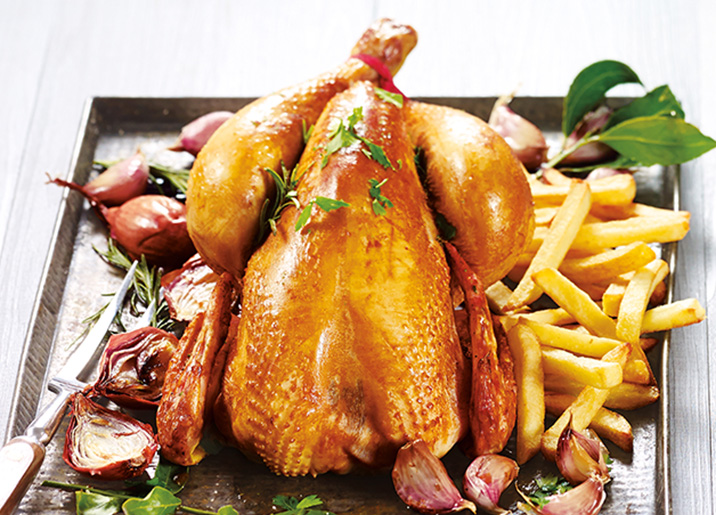 Poulet jaune fermier des Landes biologique