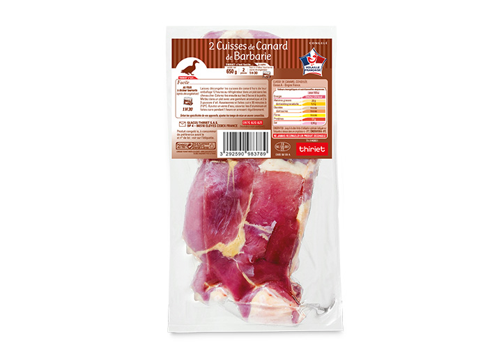 2 Cuisses de canard de Barbarie