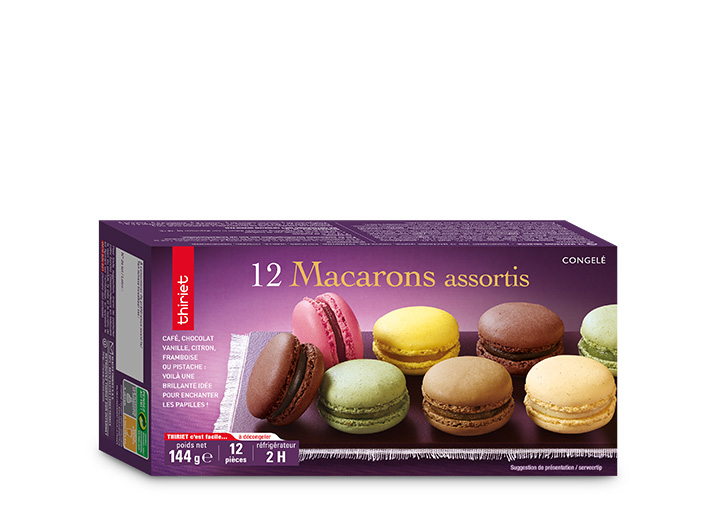 12 Macarons assortis