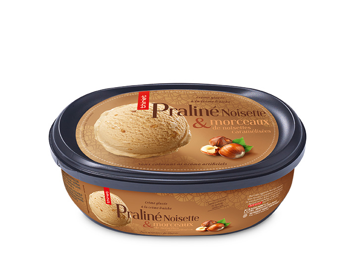 Crème glacée Praliné Noisette