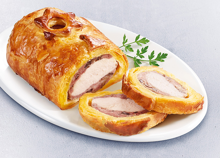 Filet de poulet en croûte