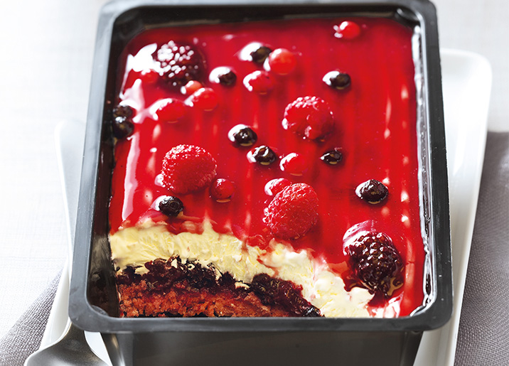 Tiramisu aux fruits rouges