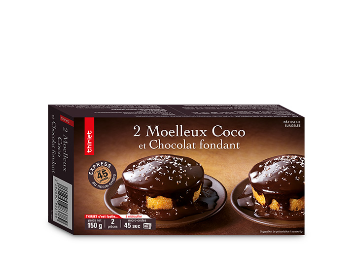 2 Moelleux coco et chocolat fondant
