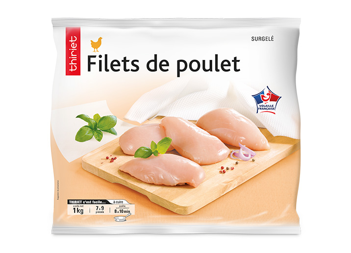 Filets de poulet