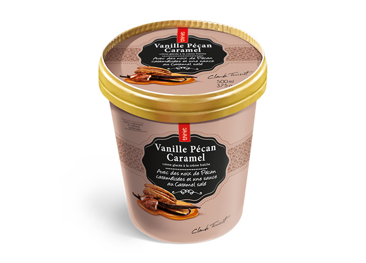 Pot Crème Glacée Vanille Pécan Caramel
