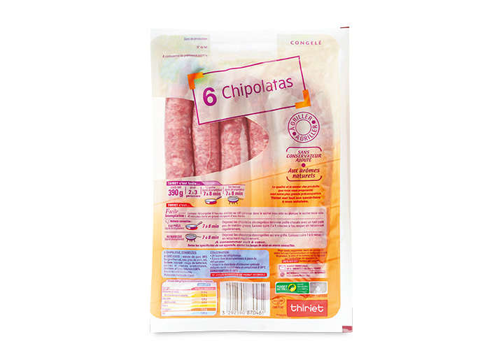 6 Chipolatas