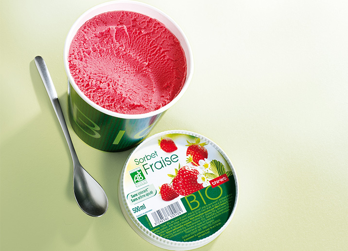 Pot Sorbet Fraise biologique