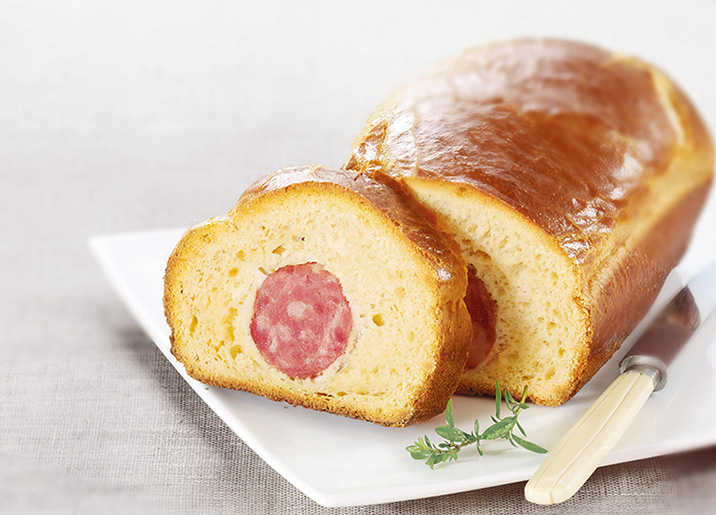 Véritable brioche fourrée au saucisson de Lyon