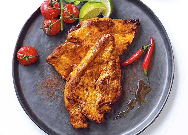Escalopes de poulet marinées saveur brésilienne