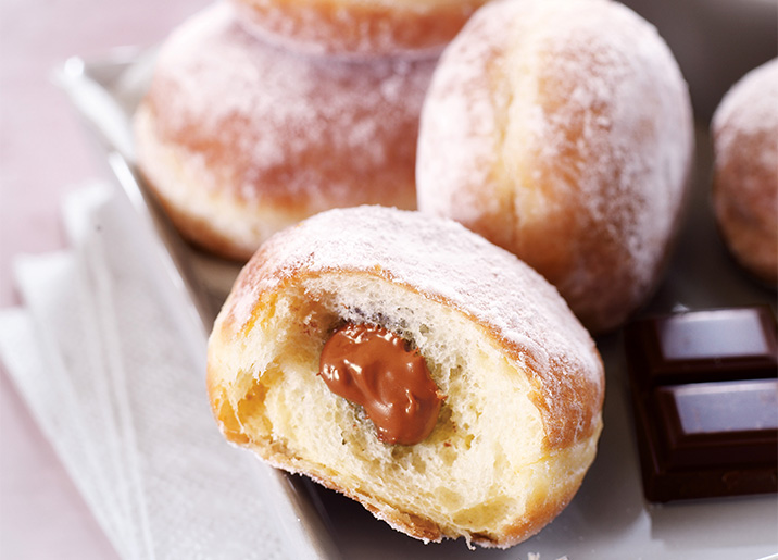 8 Mini beignets fourrés caramel