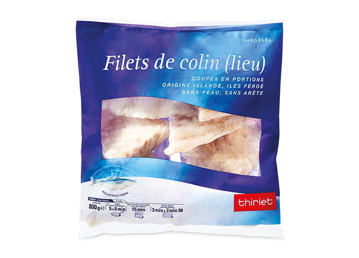 Filets de colin (lieu)